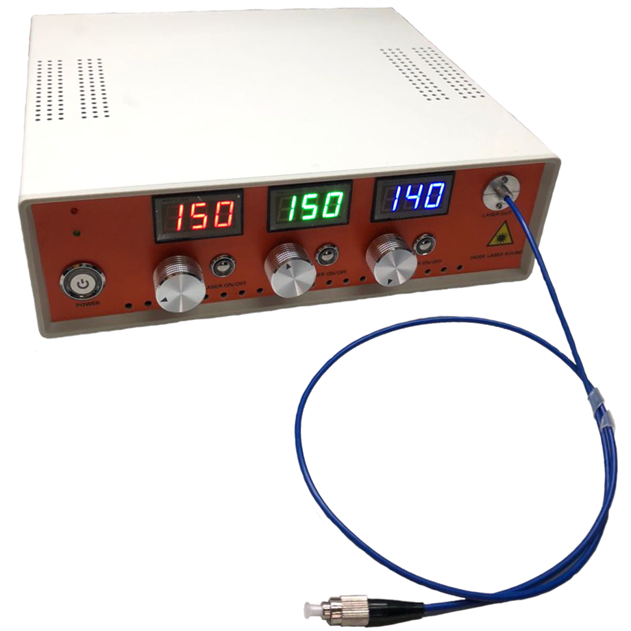 Fiber Coupled White Laser Source RGB Laser with 3 Color Red Green Blue Laser Adjust independently (image for) Fiber Coupled White Laser Source RGB Laser with 3 Color Red Green Blue Laser Adjust independently